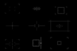 50 Camera Viewfinder Overlays