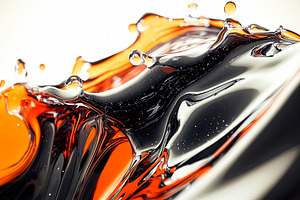 Abstract Liquid Splash, an Abstract Photo by Ales Munt
