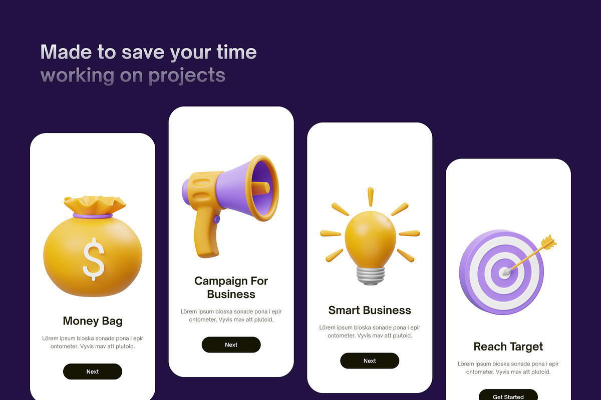 Business 3D Icon, an Object 3D Model by GoTemp (Photo 3 of 6)