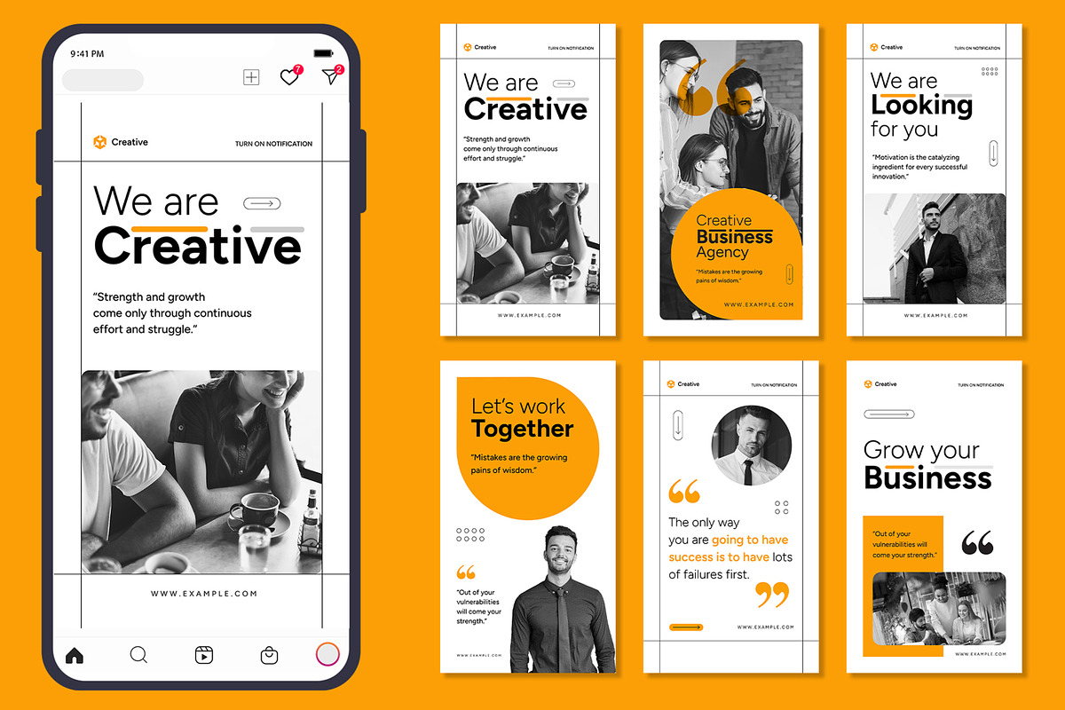 Business Social Media Story Layout, a Websites & App Template by CreativeShaper (Photo 1 of 4)