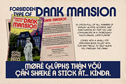 Forbidden Type of Dank Mansion, a Font by category4 (Thumbnail 4 of 6)