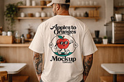Trendy T-Shirt Mockup, a Shirt Mockup by Designer Dude (Thumbnail 1 of 2)