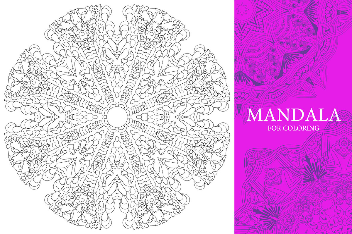 Mandalas for coloring 14, an Object Graphic by Watercolor fantasy (Photo 5 of 9)