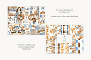 Fall Clipart | Cozy Autumn Elegant, a Seasonal Illustration by GlamArtZhanna (Thumbnail 2 of 8)