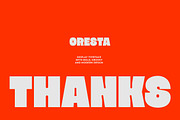 Oresta - Bold Display Font, a Sans Serif Font by limitype (Thumbnail 12 of 12)