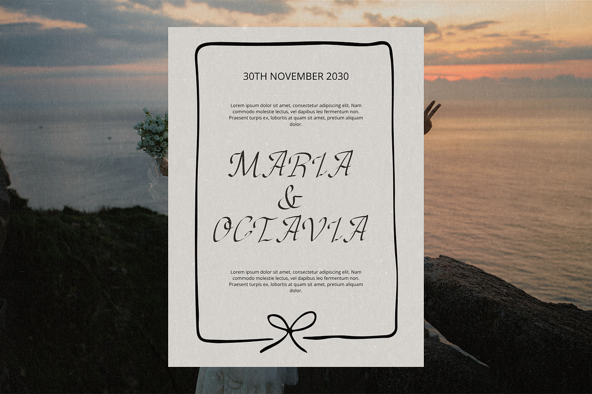 Romantic Handwritten Caligraphy Font, a Script Font by Ashiya Pixel (Photo 13 of 13)
