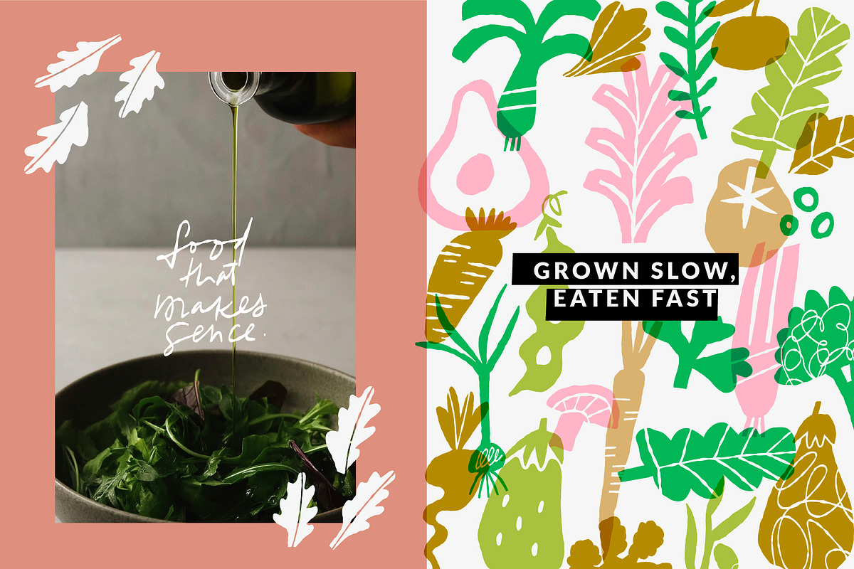 FARMERS MARKET | HAND DRAWN SHAPES, a Food Illustration by Favete Art (Photo 22 of 23)
