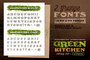 Green Kitchen - Creative Lettering, a Font by Cruzine (Thumbnail 3 of 5)