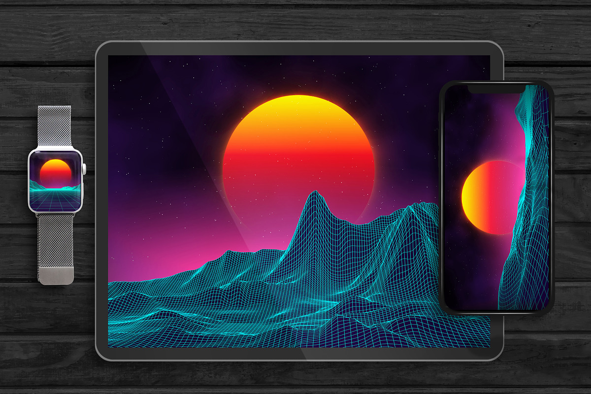 Aeternum - Retro Collection, a Technology Illustration by RDShop (Photo 4 of 7)