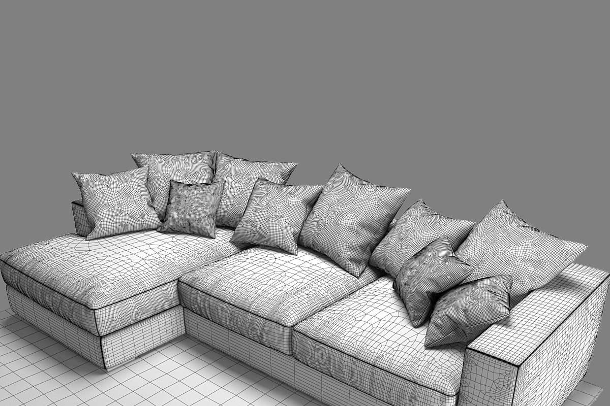 sofa BoConcept Cenova GK52 (DK52), a Furniture 3D Model by Alartimodels (Photo 15 of 15)