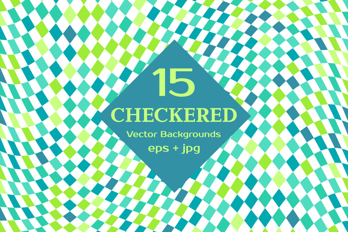 CHECKERED Vector Backgrounds, a Texture Graphic by ekaart (Photo 7 of 7)