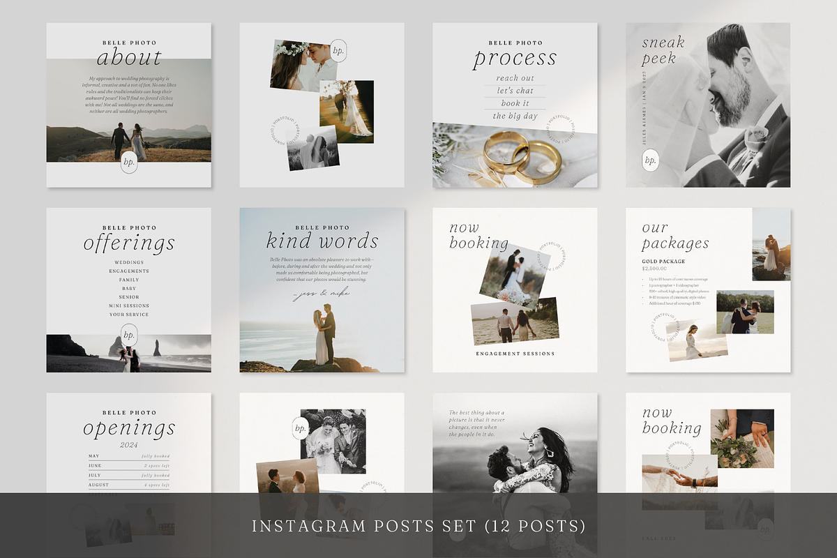 Photographer Template Bundle Canva, a Marketing Template by frommakertomaker (Photo 7 of 10)