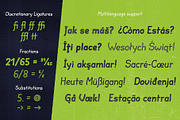 Slantinel, a Sans Serif Font by illunatic (Thumbnail 5 of 8)