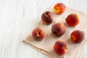 Raw Organic Peaches Ready to Eat, a Food & Drink Photo by LiudmylaChuhunova