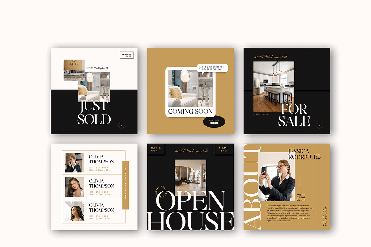 Realtor Canva Social Media, a Social Media Template by Kseniia_Design (Photo 5 of 9)
