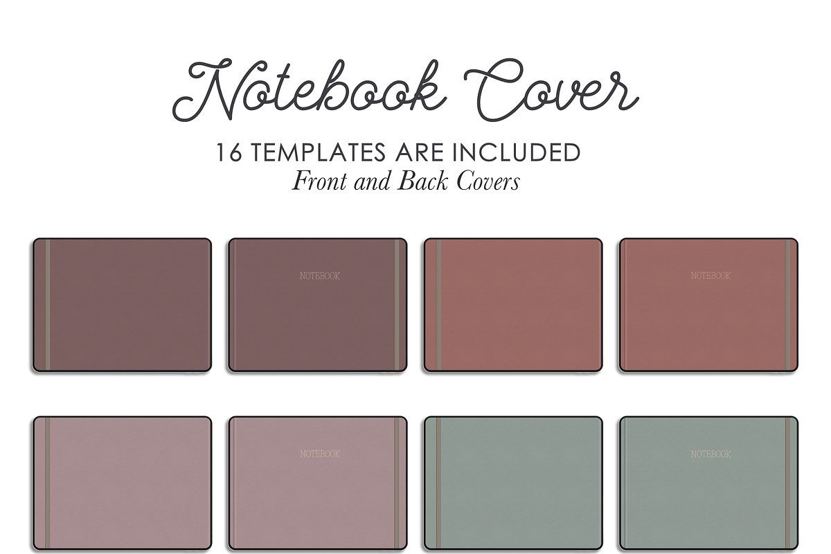 Digital Notebook Covers, a Graphic by EchoDivision (Photo 2 of 3)