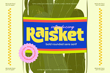 Raisket – Bold Rounded Sans Serif