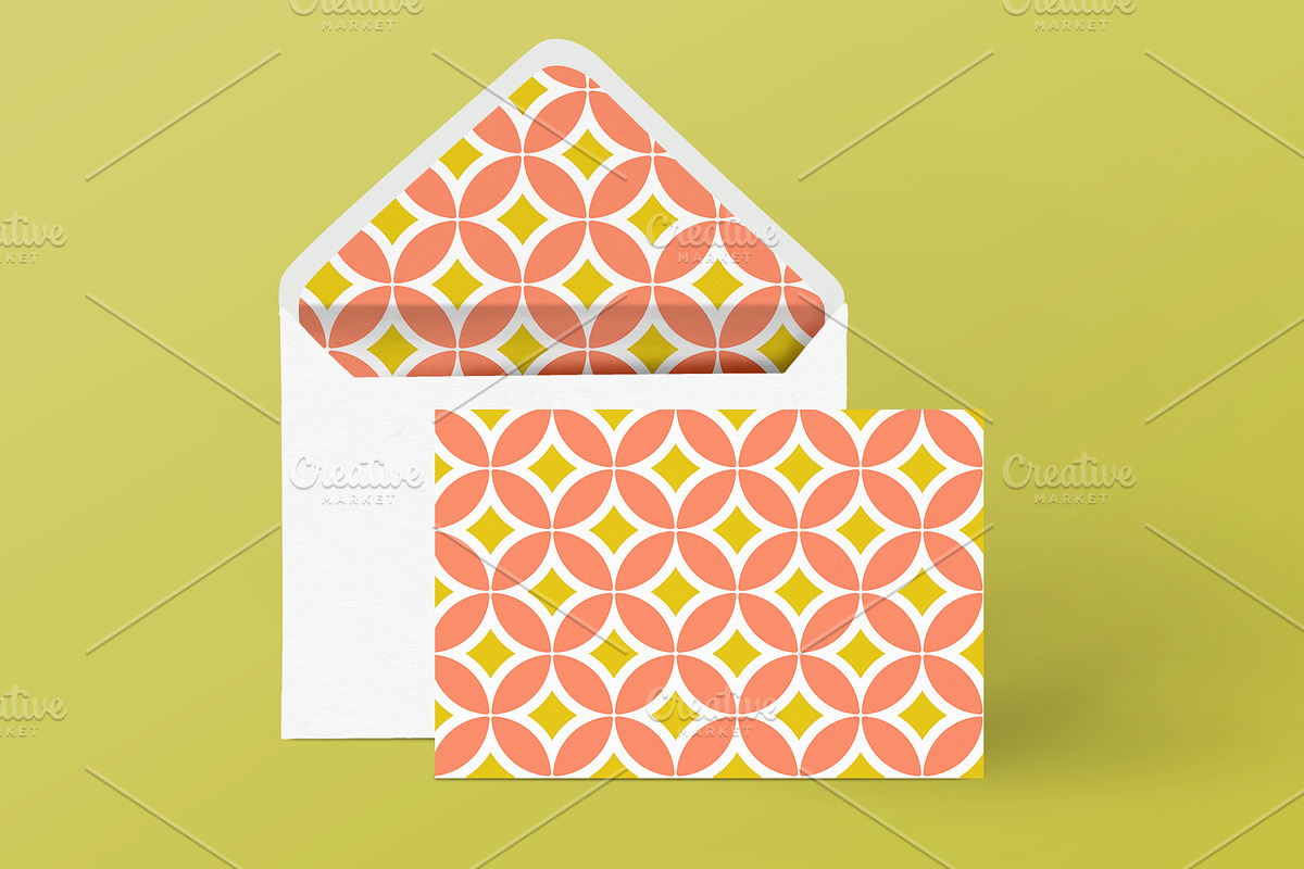 5 Seamless Mid-Century Patterns, a Background Graphic by CojoMoxon (Photo 7 of 7)