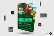 Golf Tournament Flyer Template, a Flyer Template by Aam360 (Thumbnail 2 of 3)