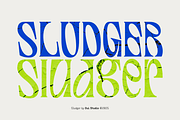 Sludger Edgy Display Font, a Serif Font by Oui Studio (Thumbnail 1 of 10)