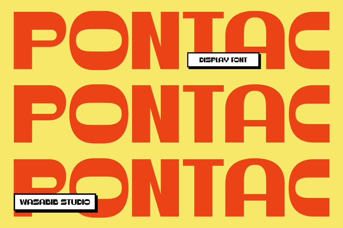 WS Pontac, a Sans Serif Font by Wasabib Studio (Photo 2 of 8)