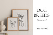 30 Dogs line art. Dog breeds, an Animal Illustration by velychko.ua (Thumbnail 3 of 5)