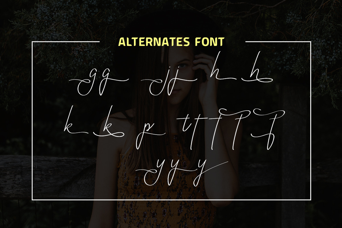 Yuniarsih // Luxury Signature Font preview 8