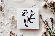 Wildflowers Silhouettes SVG, an Object Graphic by Dervik Art Store (Thumbnail 4 of 7)