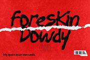 Cuffs Distressed Noise Display Font, a Handwritten Font by dansdesign (Thumbnail 4 of 9)