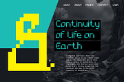 Clexon Pixel - Geometric 8Bit Font, a Sans Serif Font by CuratedType Studio (Thumbnail 8 of 11)