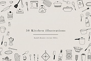 Kitchen Hand Drawn Illustrations, a Food Illustration by Irene Florentina Design (Thumbnail 1 of 4)