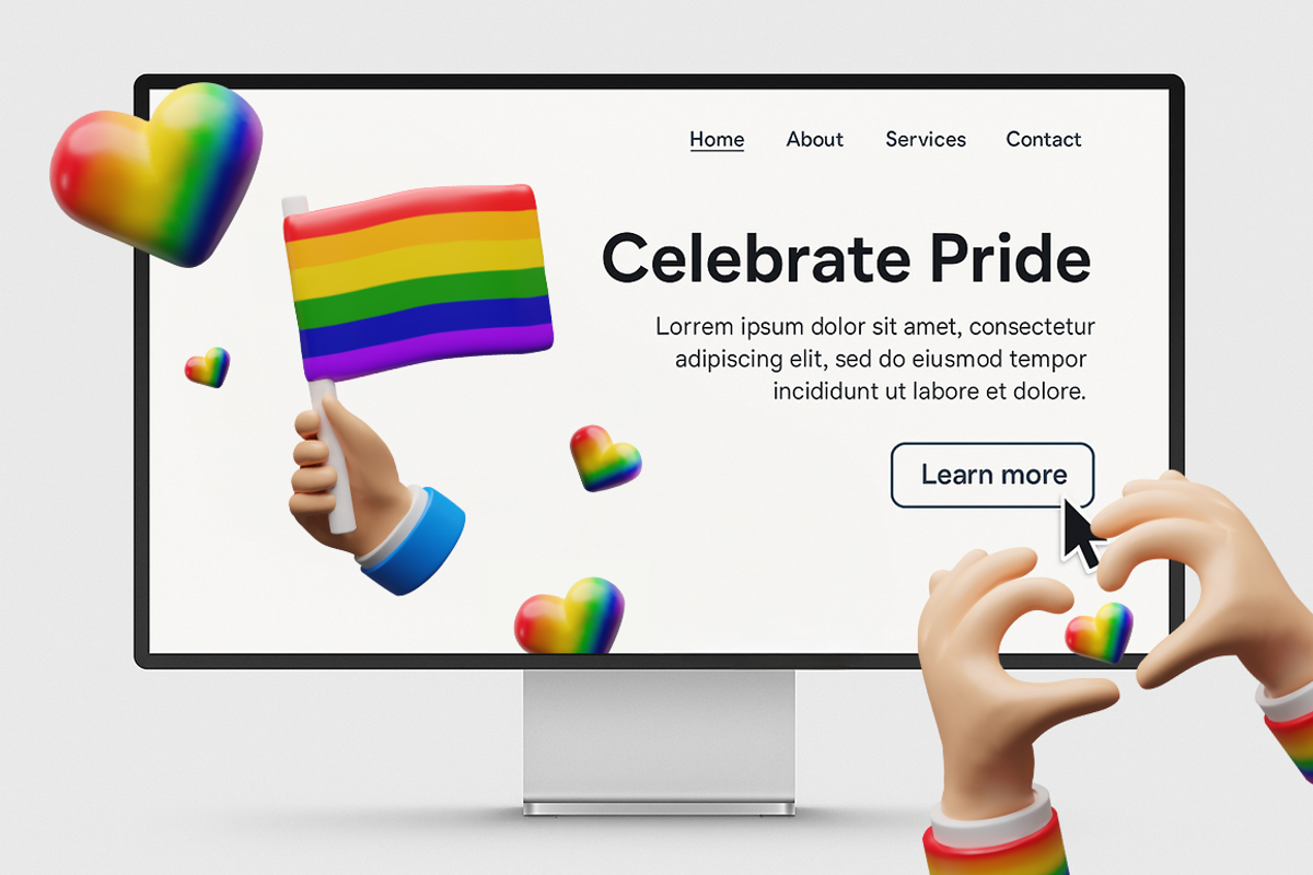 Pride Love Pack vector 3D, a Seasonal Illustration by Arhipteia (Photo 6 of 8)