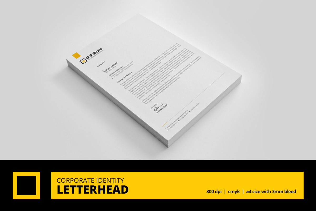 Brand Identity, a Stationery Template by DesignJanala (Photo 3 of 7)