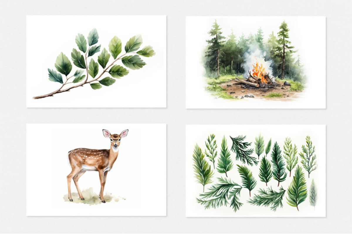 Evergreen Forest, a Seasonal Illustration by artsy-fartsy (Photo 7 of 7)