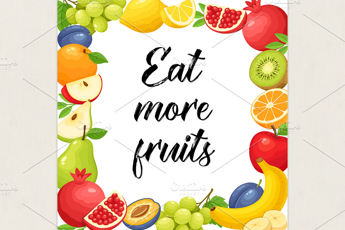 Healthy Eating Fruits Design Kit, a Food Illustration by Artspace (Photo 6 of 9)