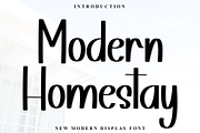 Modern Homestay, a Sans Serif Font by InermediaSTUDIO (Thumbnail 1 of 8)