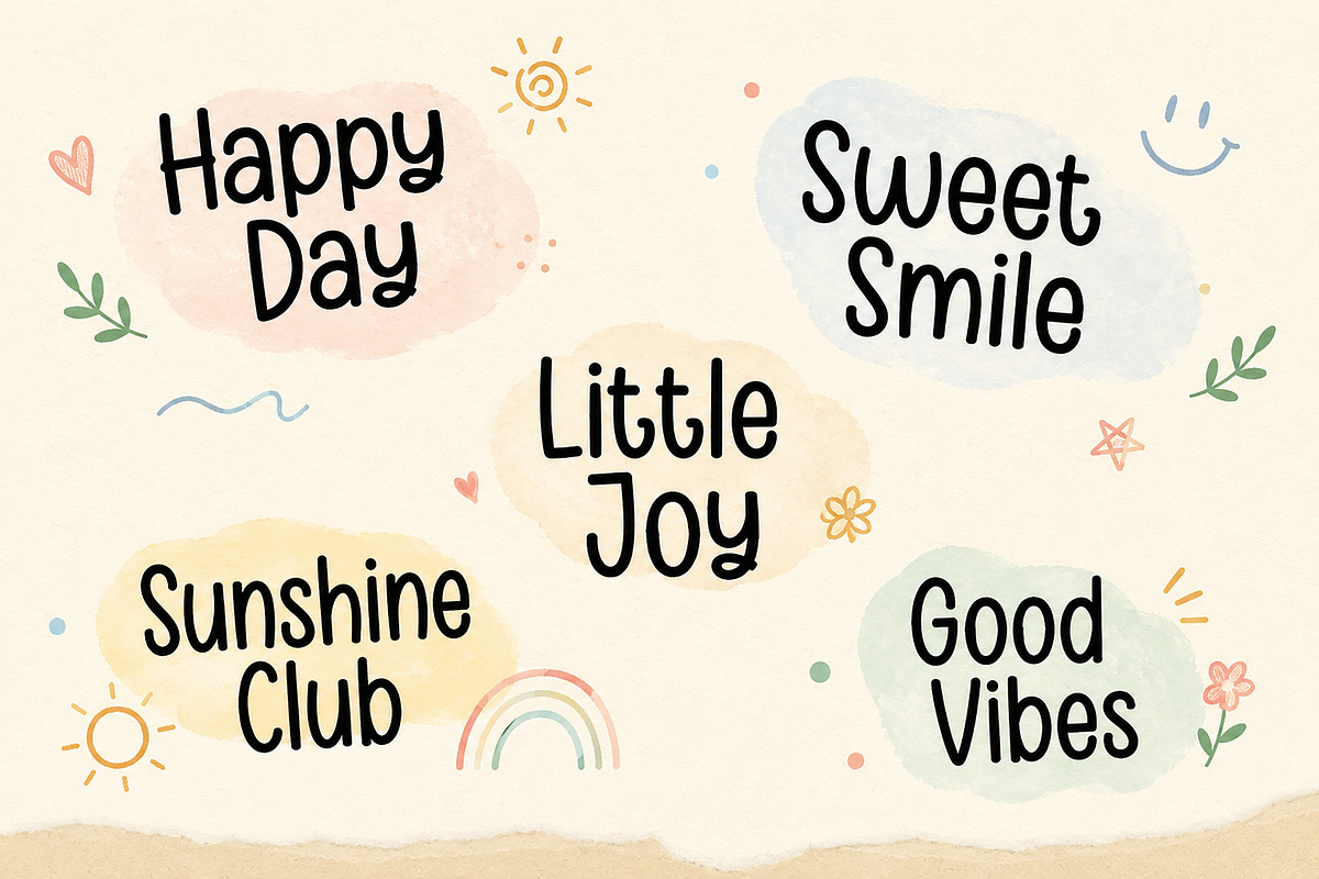 Sunny Hopes handwritten display font, a Handwritten Font by Wow Magic (Photo 3 of 6)