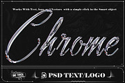 Revolution Chrome Text effect, a Layer Style Add-On by one-touch (Thumbnail 3 of 3)