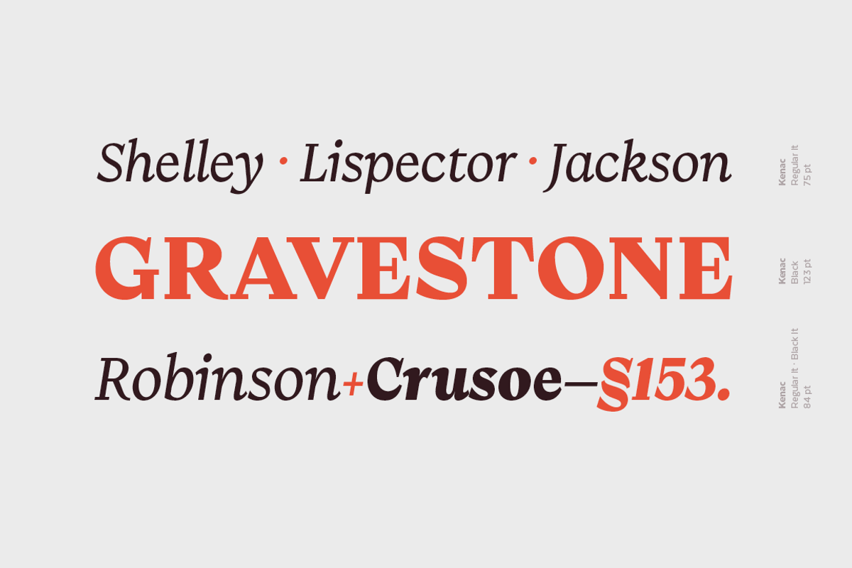 Kenac, a Serif Font by Latinotype (Photo 9 of 15)