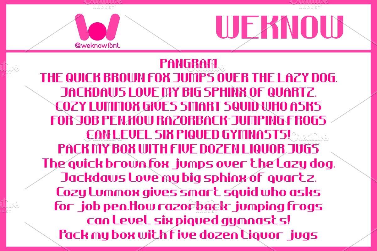 Take action font, a Sans Serif Font by weknow (Photo 7 of 8)