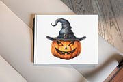 Jack O Lantern Watercolor Clipart, a Seasonal Illustration by Gloria Designed It (Thumbnail 4 of 7)