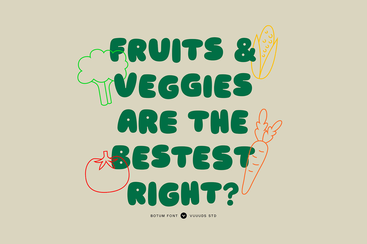 Botum Font, a Sans Serif Font by vuuuds (Photo 3 of 9)