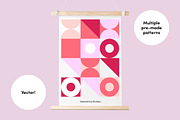 Abstract Forms, a Pattern Graphic by Geometrica Bureau (Thumbnail 3 of 11)