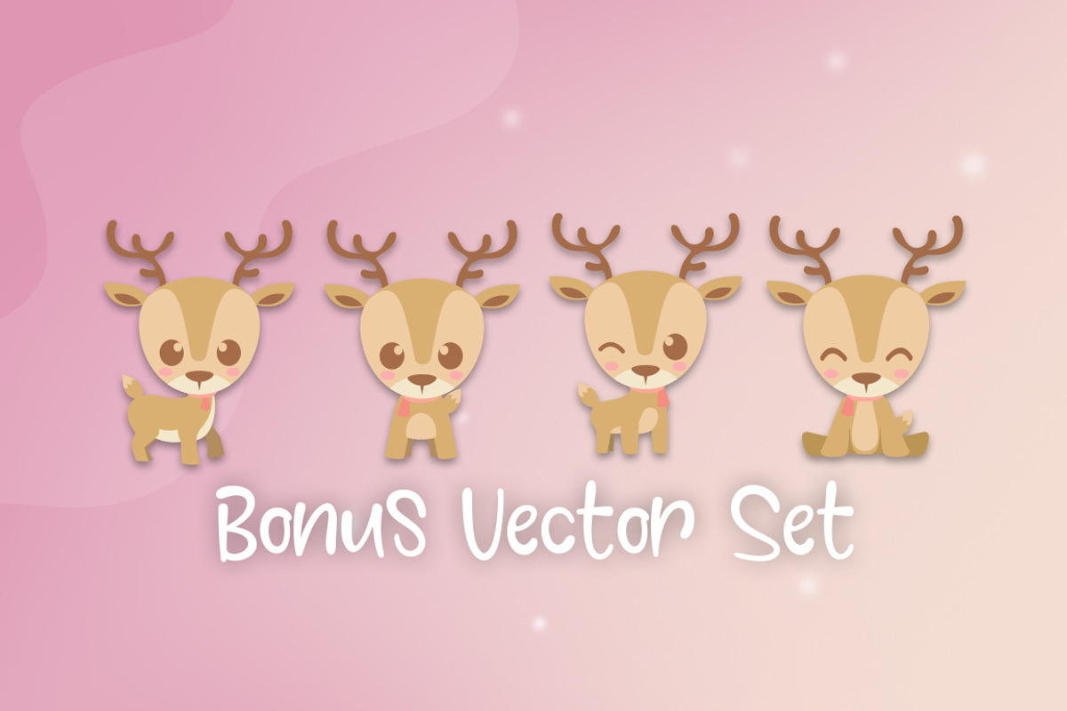 Comet Deer Font + Vector preview 6