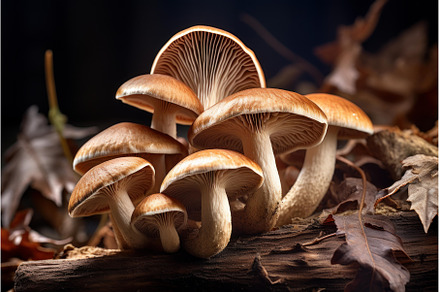 Nutritious Organic mushrooms, a Food & Drink Photo by Ylivdesign