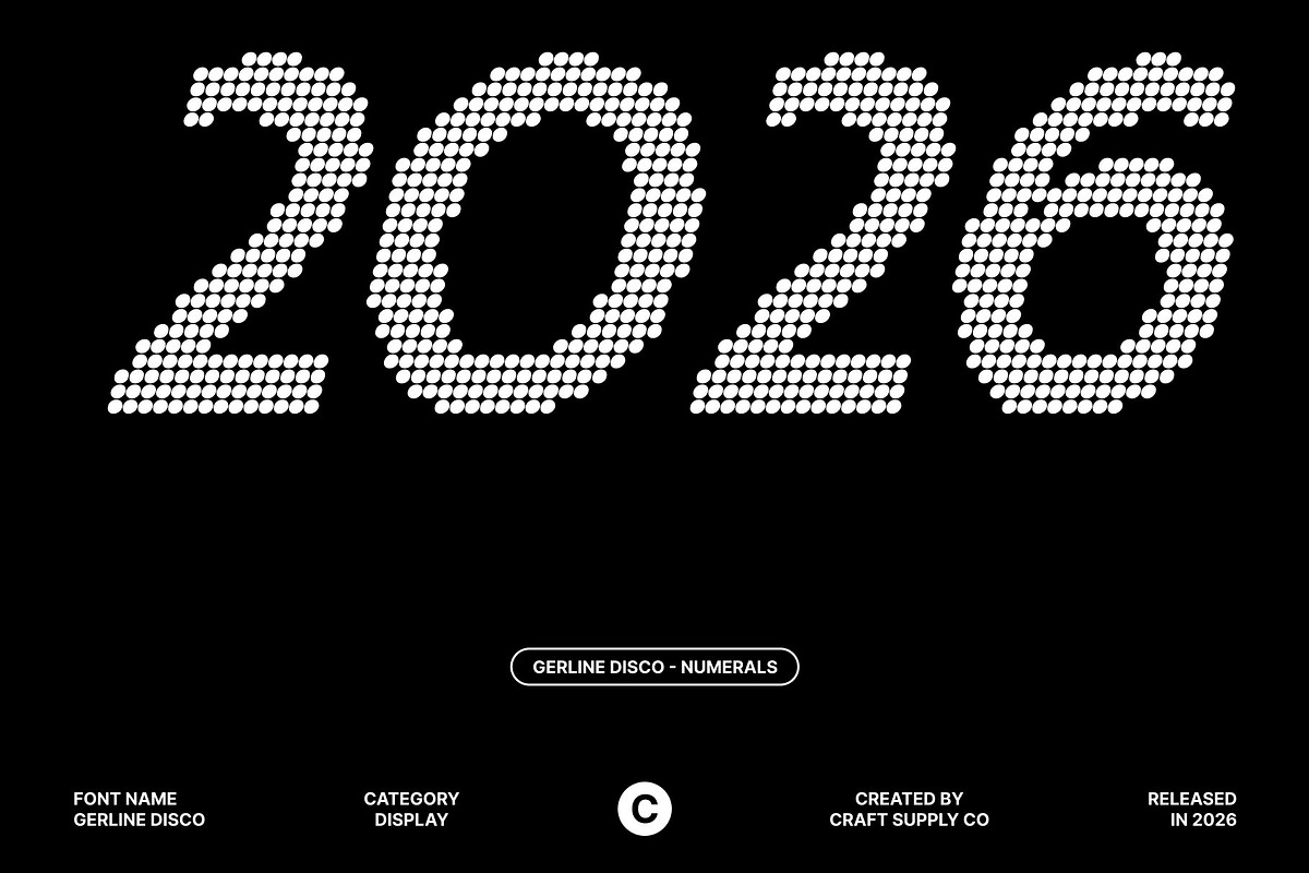 Gerline Disco, a Sans Serif Font by Craft Supply Co. (Photo 4 of 8)