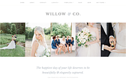 Feminine WordPress Theme | Willow, a WordPress Template by Hello Chic Designs (Thumbnail 1 of 2)