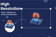 Medical Isometric 3D Illustrations, a 3D by novia99design (Thumbnail 3 of 6)