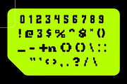 Joypixel - Pixelated Display Font, a Sans Serif Font by Brand Earth (Thumbnail 3 of 6)
