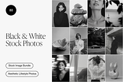 Black & White Aesthetic Stock Photos, a Beauty & Fashion Photo by Digital Asset Co (Thumbnail 1 of 9)